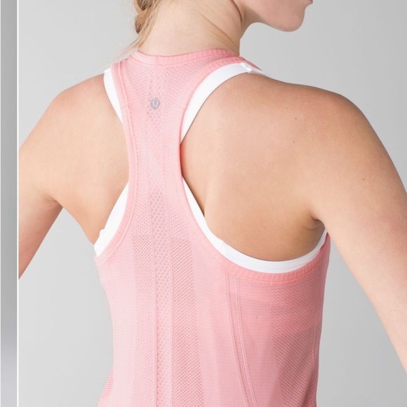 Lululemon Coral Swiftly Sz 8 - Picture 2 of 7